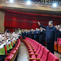 CHINA-XINJIANG-URUMQI-XI JINPING-70TH FOUNDING ANNIVERSARY-GALA (CN)