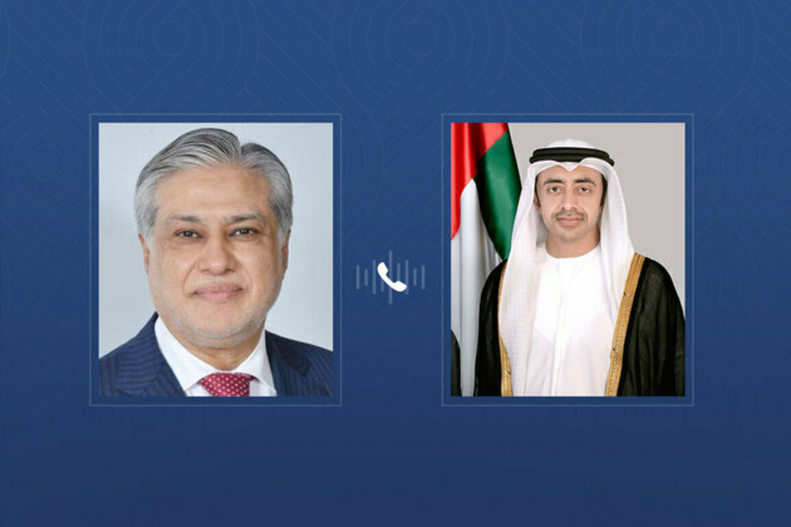 Abdullah bin Zayed, Pakistan's Deputy Prime Minister & FM discuss strategic bilateral relations in phone call