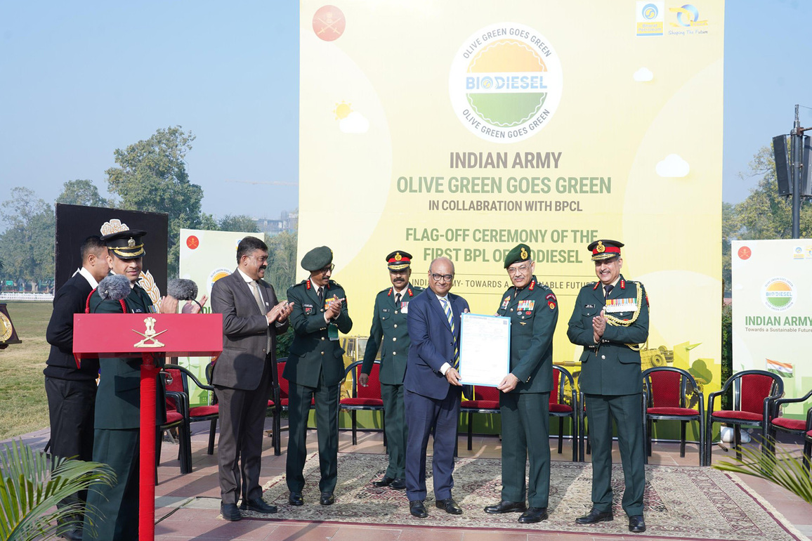 Army introduces bio-diesel into fuel supply chain, major step towards green logistics