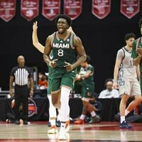 Dominant first half carries Miami past Georgetown