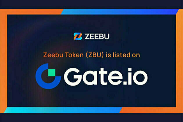 Zeebu's ZBU Token Officially Listed on Gate.io