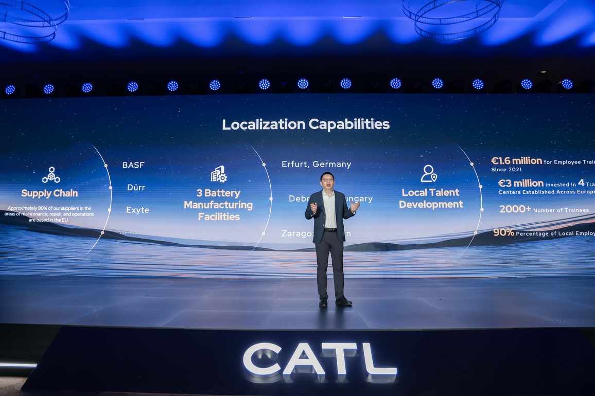 GERMANY-MUNICH-CATL-NEW EV BATTERIES-LAUNCH