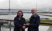  Paul Mellon, being presented with his BDA Lifetime Achievement awARD by Anne Baxter, director of the British Drilling Association