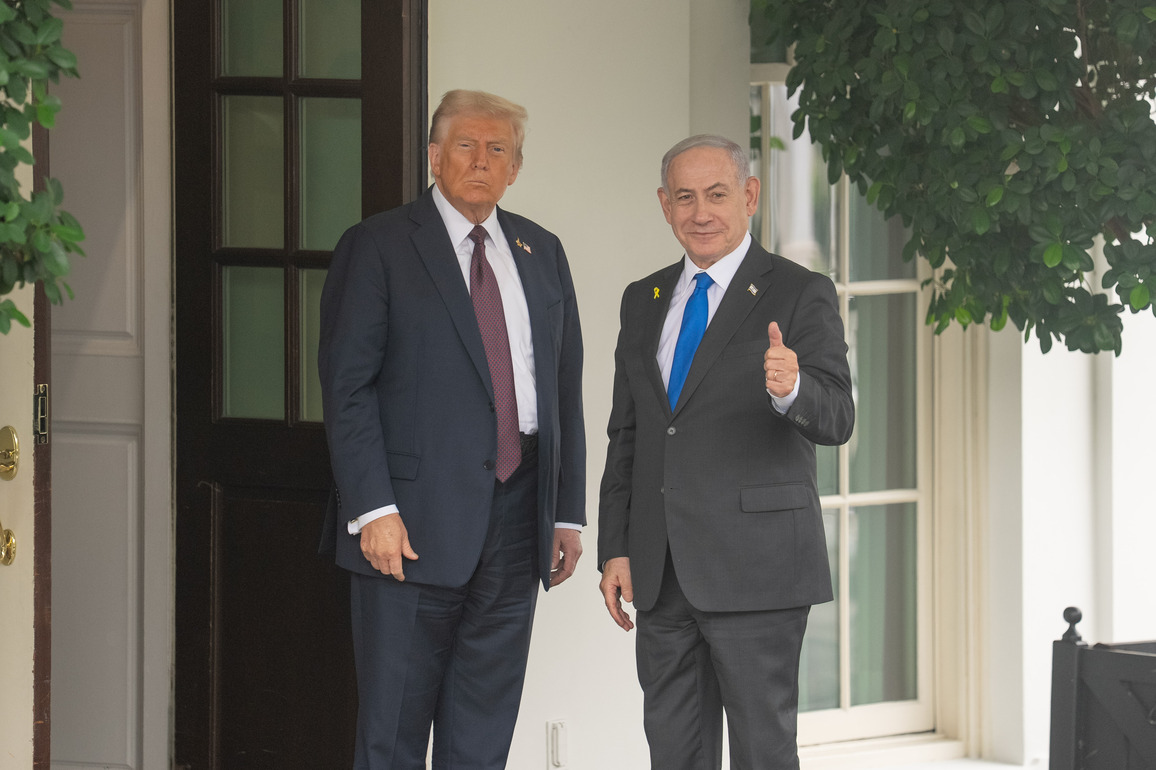 U.S.-WASHINGTON, D.C.-ISRAEL-TRUMP-NETANYAHU-MEETING