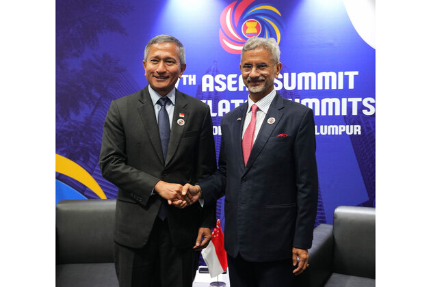 EAM Jaishankar meets Singapore FM Balakrishnan, discusses global scenario, bilateral cooperation