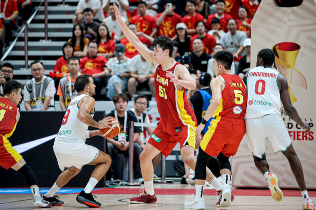 (SP)CHINA-ZHEJIANG-ZHUJI-BASKETBALL-FIBA WORLD CUP QUALIFIERS-CHINA VS LEBANON