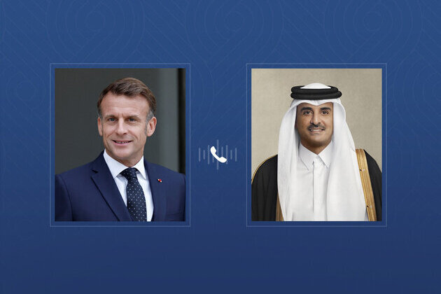 Emir of Qatar, French President discuss Iranian aggression, global energy security concerns