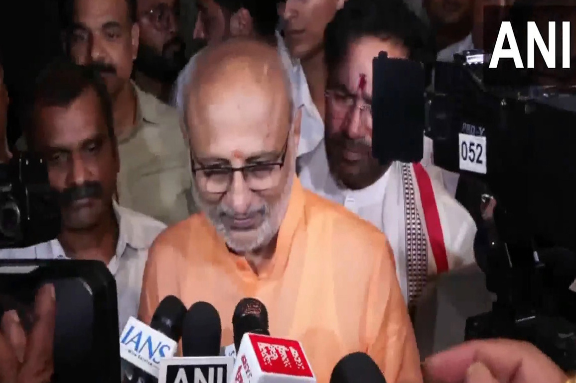 CP Radhakrishnan pledges to work for "nation's development" after being elected as Vice President