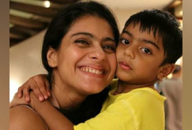 Kajol's "proud mommy" moment as her son Yug serves bhog during Durga Puja, watch video