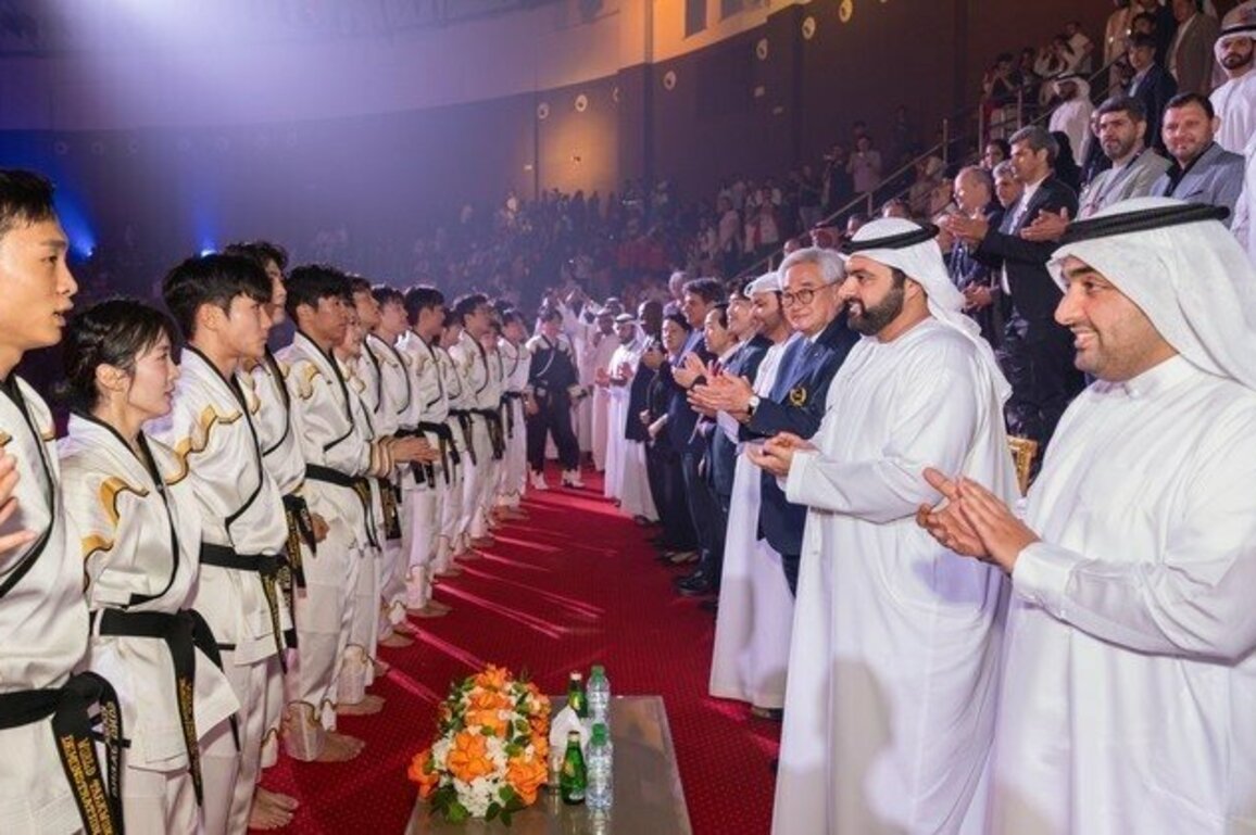 Crown Prince of Fujairah attends opening of World Taekwondo Cadet Championships 2025