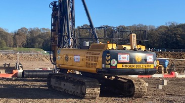 The RBL team is installing 400 piles, using a mix of 250mm and 300mm section sizes, for the foundations of a new secondary school in North Whiteley, Hampshire, UK