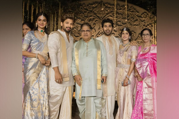 Allu Arjun sends warm wishes to newlyweds Allu Sirish, Nayanika; thanks fans for their love