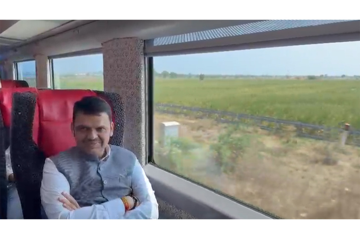 Maharashtra CM Fadnavis travels to Shirdi via Vande Bharat train after PM Modi's appeal on fuel conservation