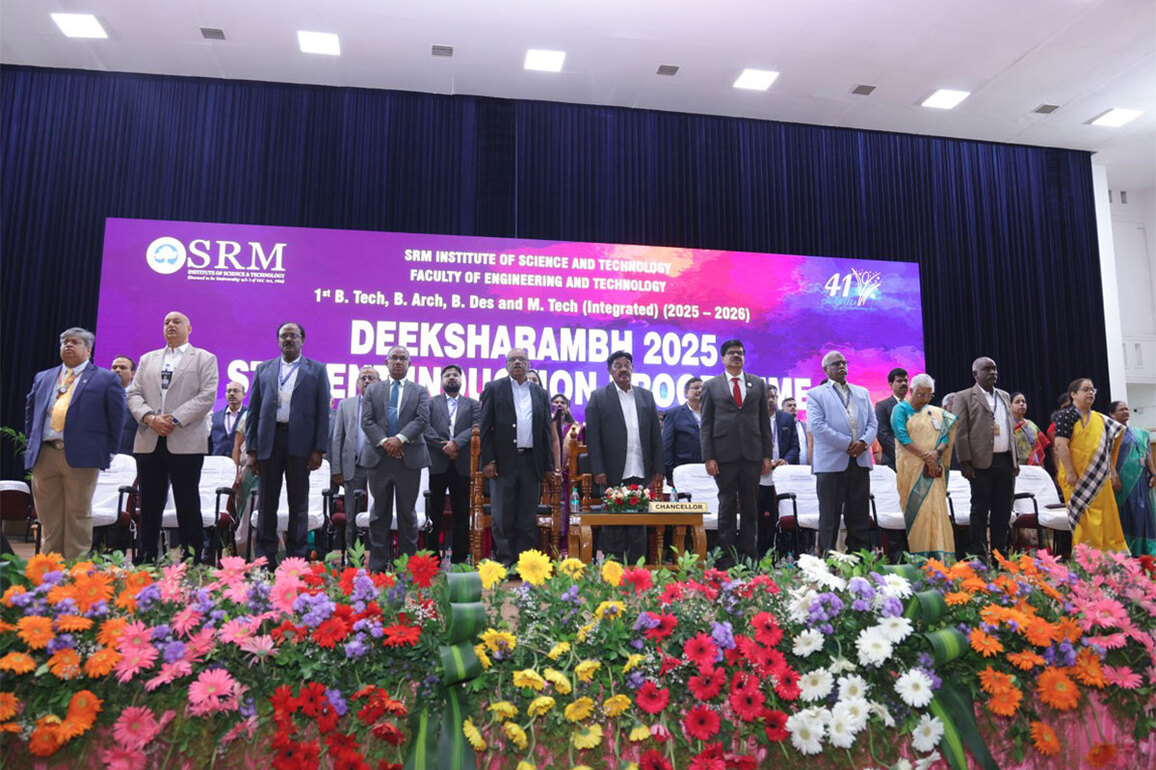 SRMIST Hosts Grand Induction Ceremony, Welcoming Future Changemakers to the Faculty of Engineering & Technology