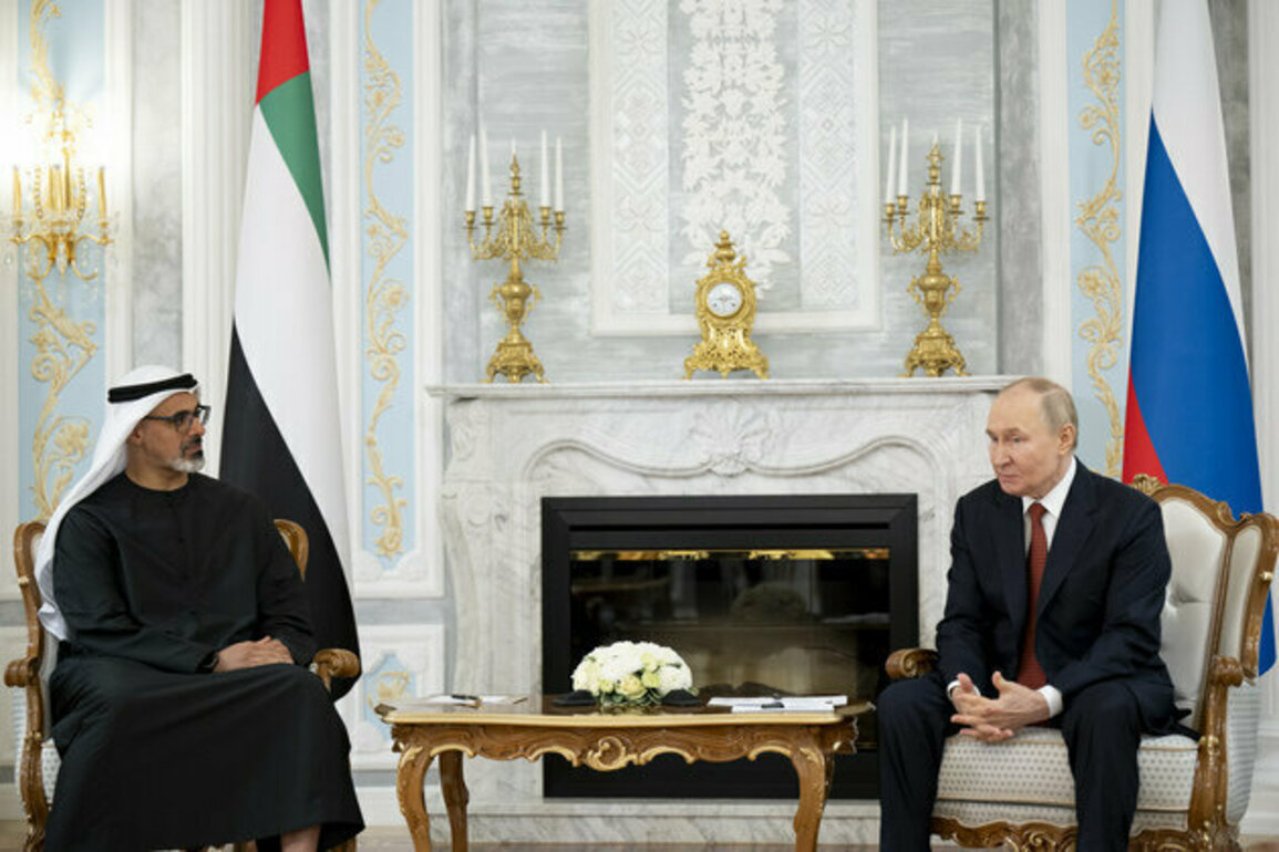 Crown Prince of Abu Dhabi meets Russian President in Minsk, Belarus