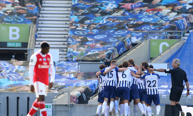 Brighton's late winner sinks Arsenal Brighton's late winner sinks Arsenal