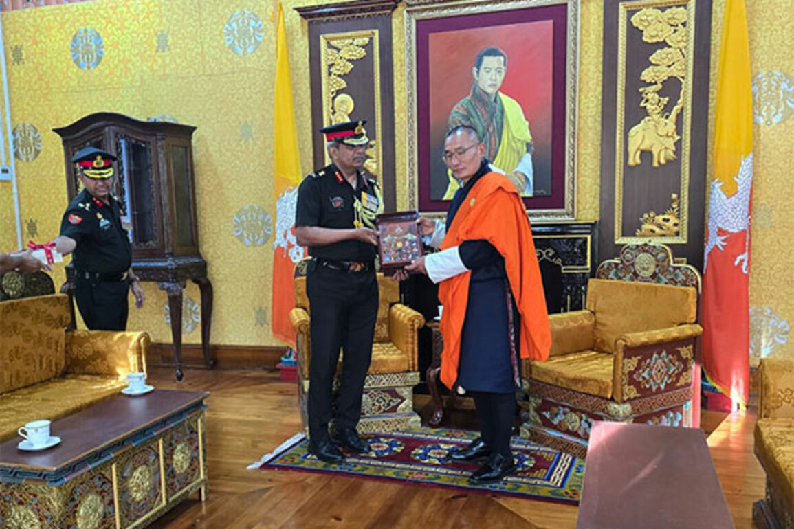 DGBR Lt Gen Raghu Srinivasan visits Bhutan to review BRO project DANTAK