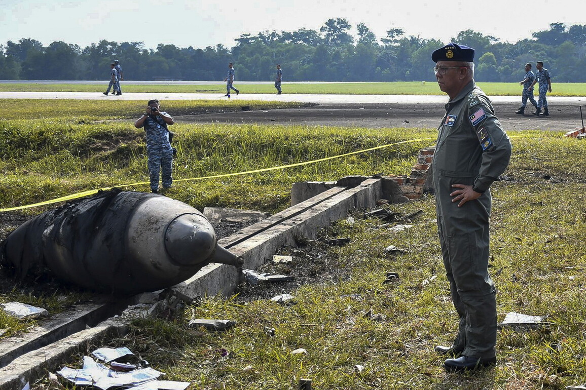 MALAYSIA-PAHANG STATE-JET-RUNWAY ACCIDENT