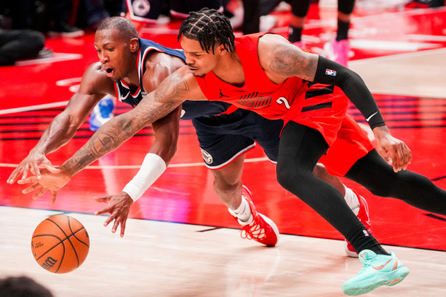 (SP)U.S.-PORTLAND-BASKETBALL-NBA-CLIPPERS VS BLAZERS