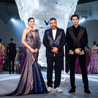 Ibrahim Ali Khan, Sharvari turn showstoppers for Amit Aggarwal's fashion show