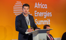 Scott Macmillan presenting at the Africa Energies Summit late 2023.