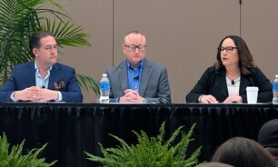 From left: Kip Heidenberg, Brian Bieller, and Megan Tanel