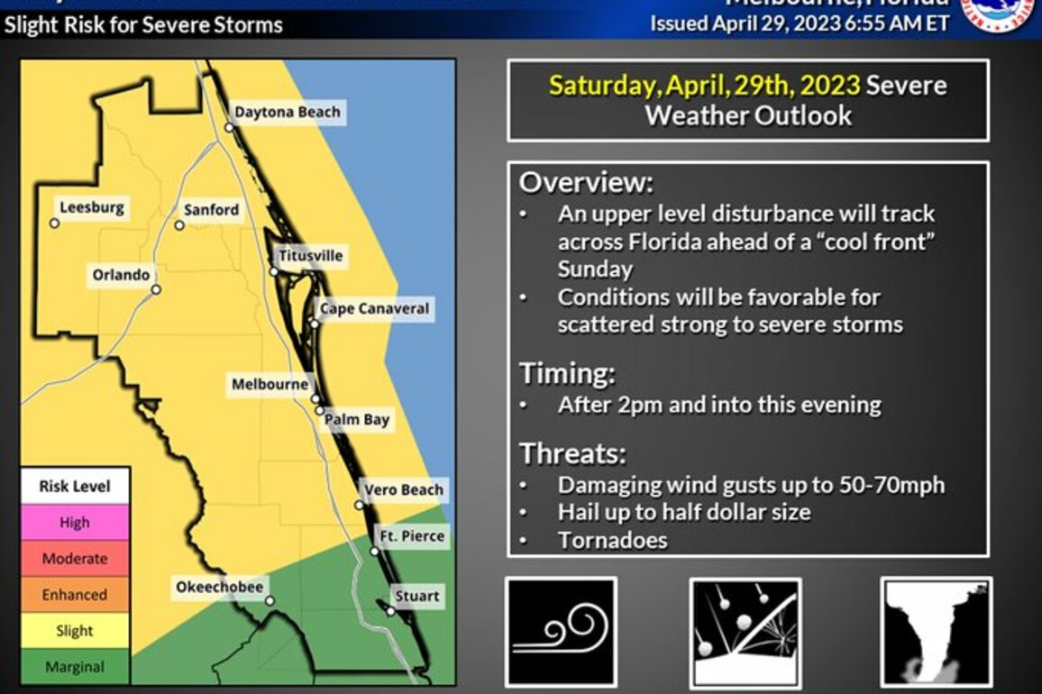 Strong storms expected in Central Florida on Saturday  Orlando Sentinel