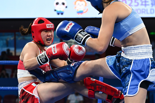 (SP)CHINA-CHENGDU-THE WORLD GAMES 2025-KICKBOXING-WOMEN'S K1 -60KG-QUARTERFINALS (CN)