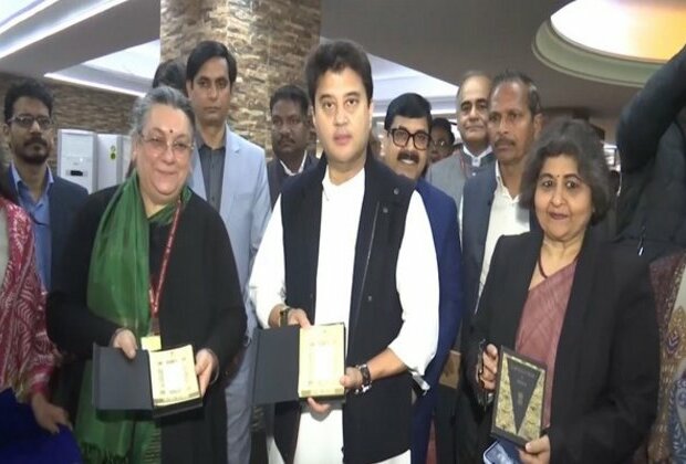 Union Minister Jyotiraditya Scindia releases special postcard to mark completion of 75 years of Constitution