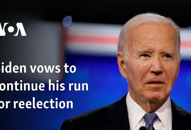 Biden vows to continue his run for reelection