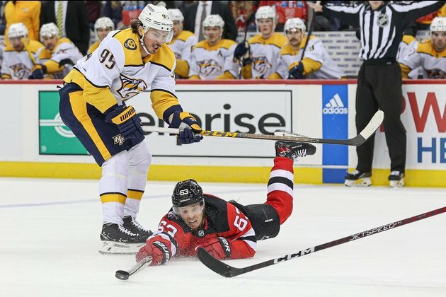 Predators draw level late, dump Devils in overtime