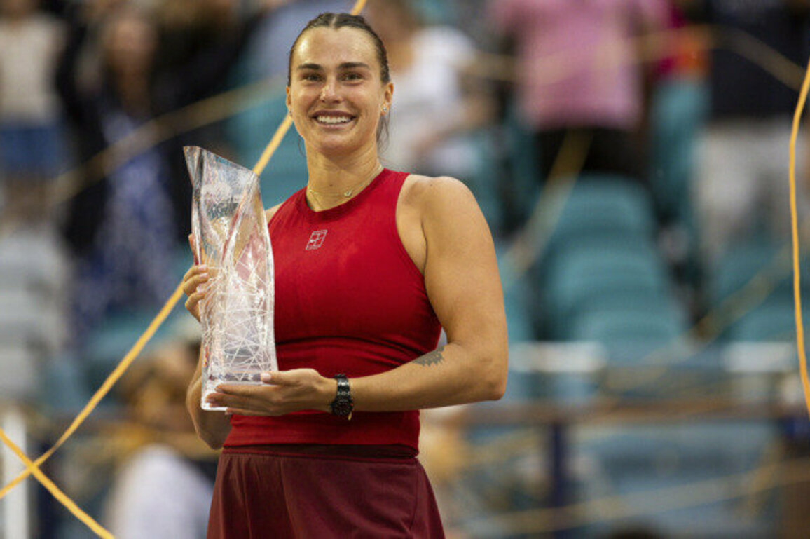 World No.1 Sabalenka sinks Pegula to win Miami Open