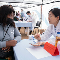 MOZAMBIQUE-MAPUTO-CHINESE MEDICAL TEAM-FREE CLINIC SERVICES