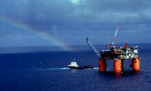 Esso's Marlin Platform in Australia's Bass Straight. Image provided by Esso.