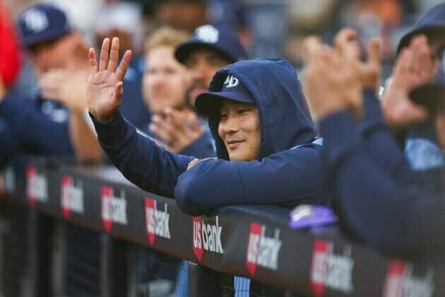 Rays INF Ha-Seong Kim (shoulder) to make club debut Friday