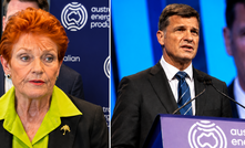 Pauline Hanson and Angus Taylor