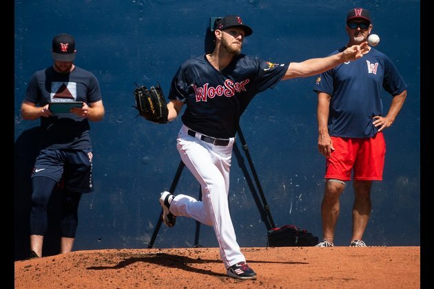 Red Sox ace Chris Sale has strong bullpen session