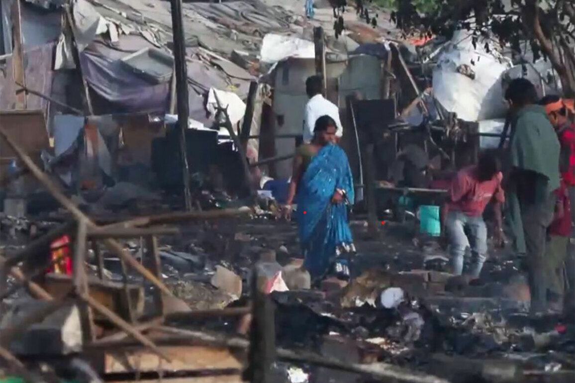 Fire breaks out at Delhi's fish market, damages nearby slums