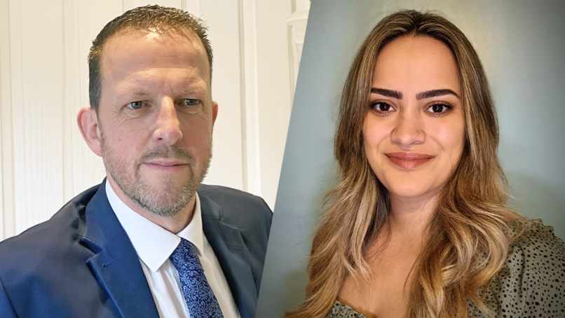 Jason Huddlestone and Marianna Peet.