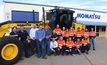 Staff at Komatsu's Emerald branch