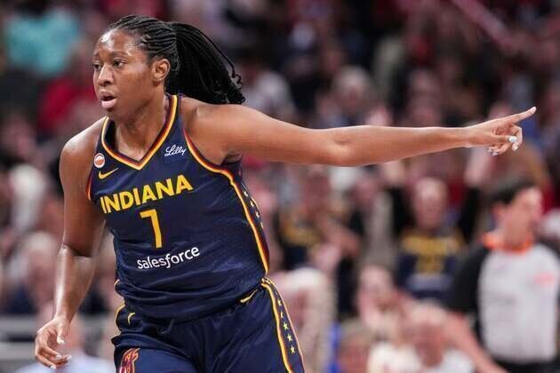 Aliyah Boston, Caitlin Clark lead Fever past Sky