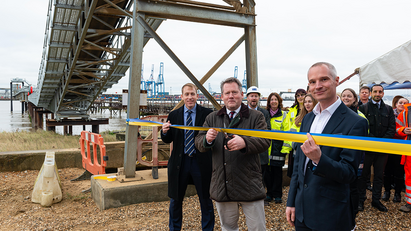 CEMEX and PLA open new dry discharge system