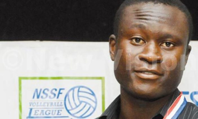 Volleyball star Daudi Okello moves Volleyball star Daudi Okello moves