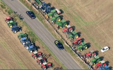 Scottish farmers create special tractor guard of honour in memory of Queen