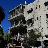 Mideast in Pictures: Tel Aviv's wounded streets