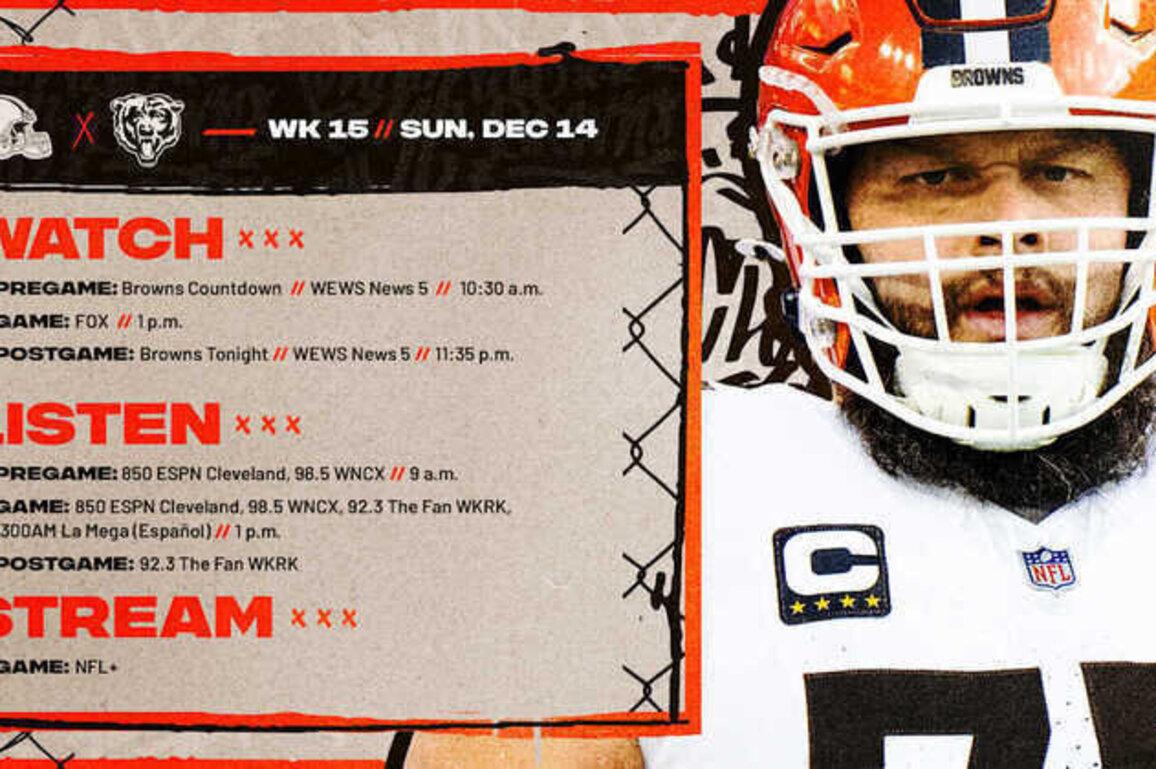 Browns vs. Bears: How to Watch, Listen & Live Stream
