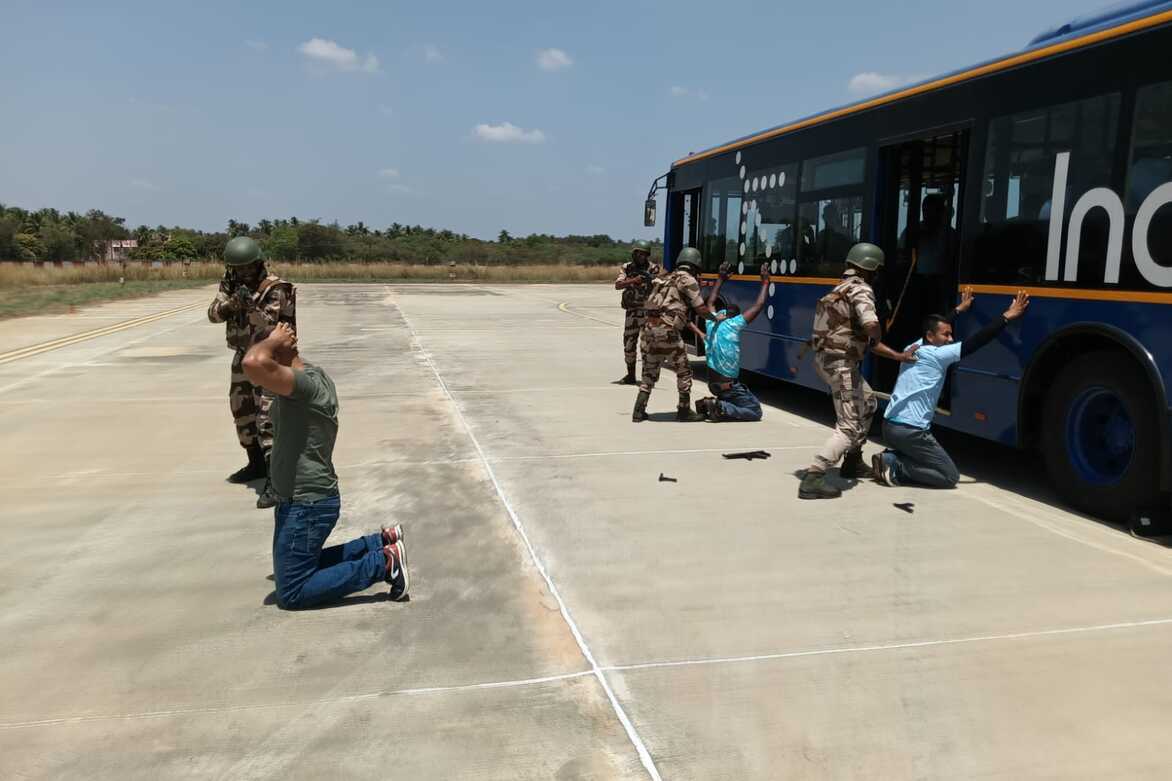 TN: Anti-Hijack mock exercise conducted at Tiruchirappalli International Airport