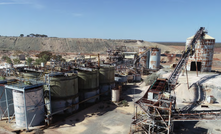 The historical processing plant at Youanmi, WA