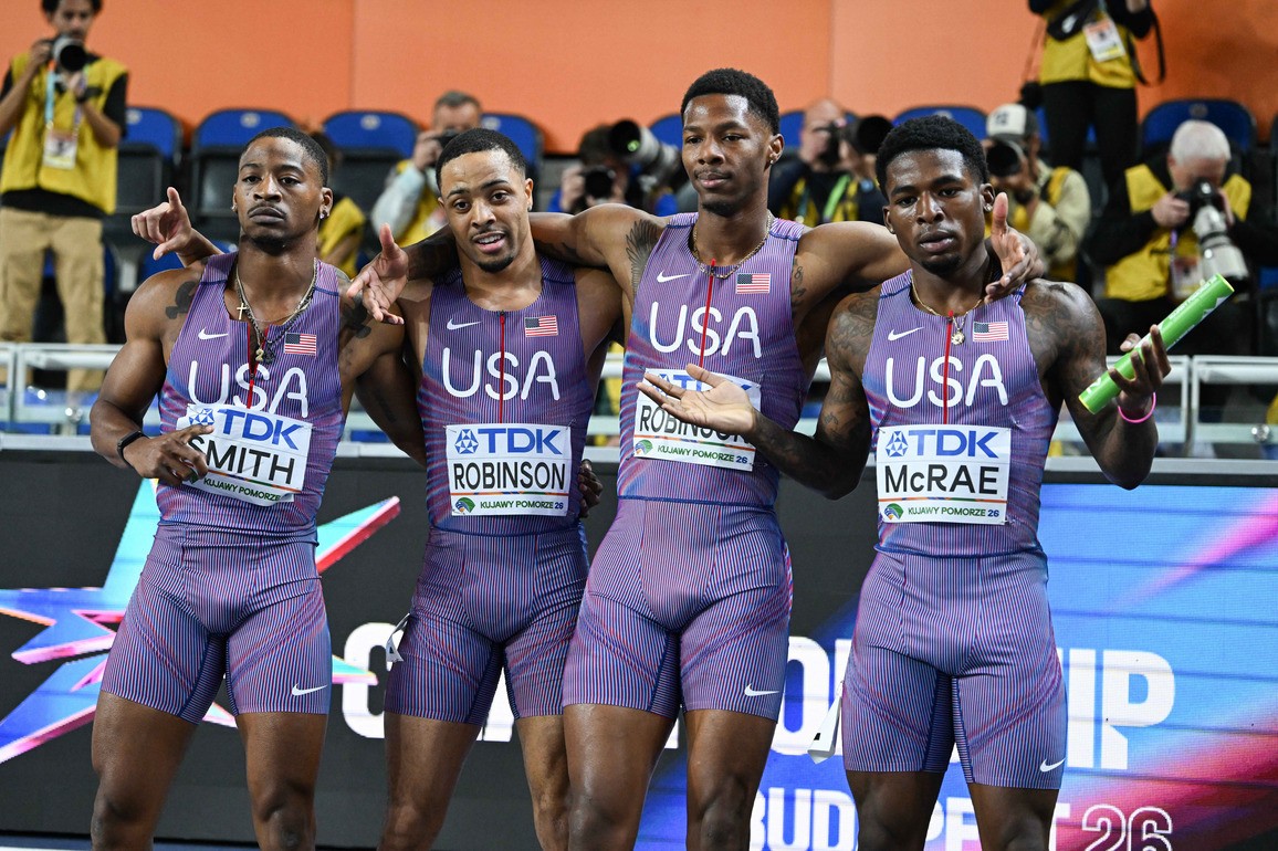 (SP)POLAND-TORUN-ATHLETICS-WORLD INDOOR CHAMPIONSHIPS-MEN'S 4X400M RELAY