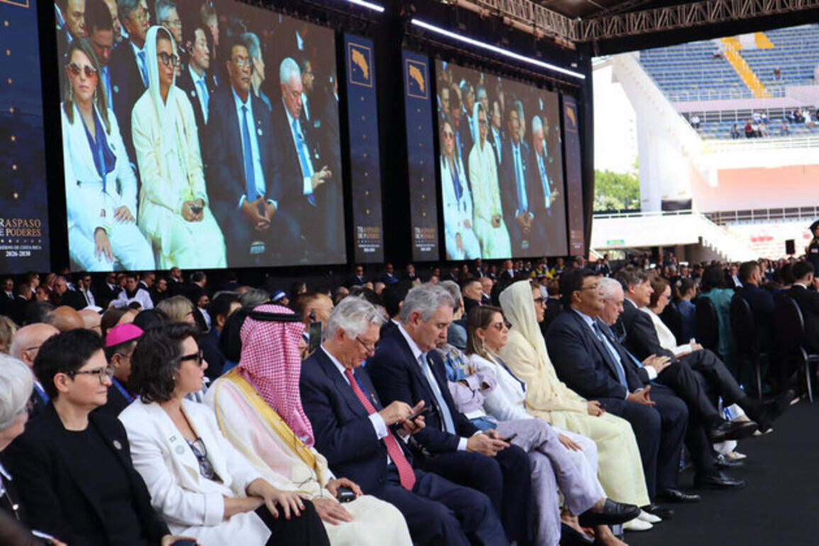 On behalf of UAE President, Noura Al Kaabi attends Costa Rica's presidential inauguration ceremony